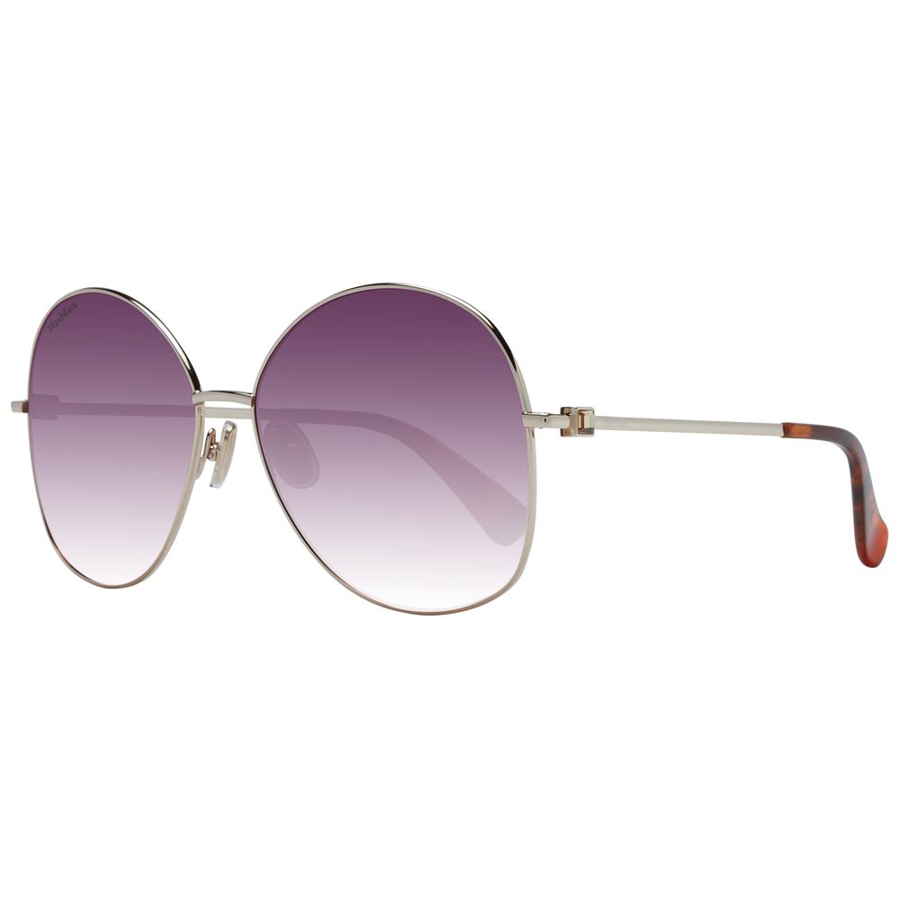 Max Mara Gold-Tone Metal Sunglasses