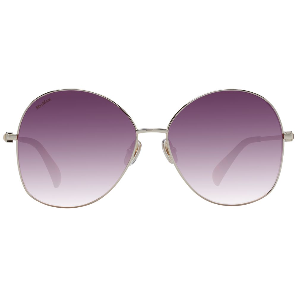 Max Mara Gold-Tone Metal Sunglasses