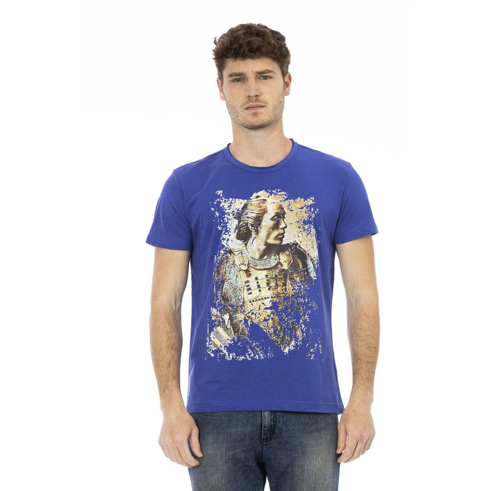 Trussardi Action Baumwoll-T-Shirt für Herren in Blau