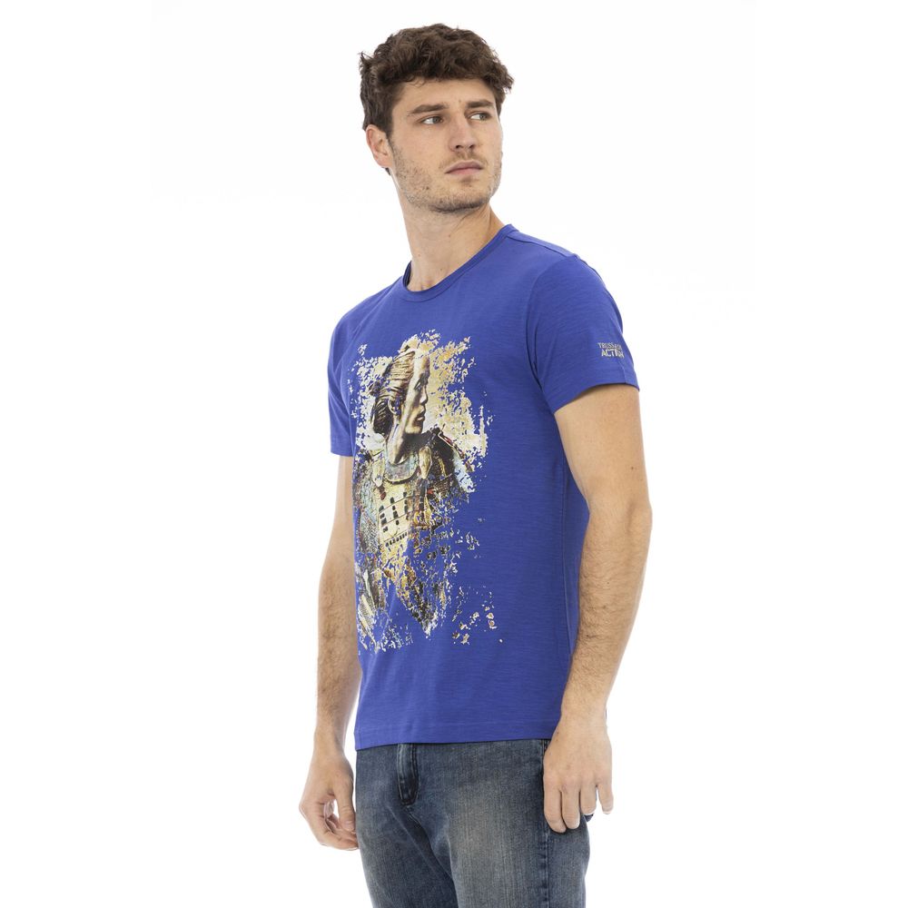 Trussardi Action Baumwoll-T-Shirt für Herren in Blau