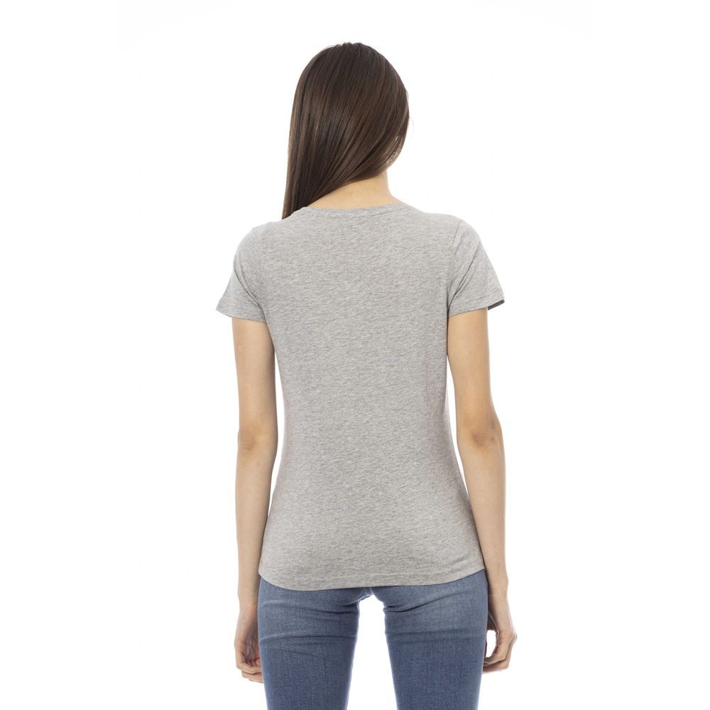 Trussardi Action Women's Grey Cotton T-Shirt