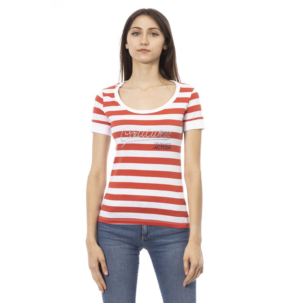 Trussardi Action Multicolor Cotton Women's T-Shirt