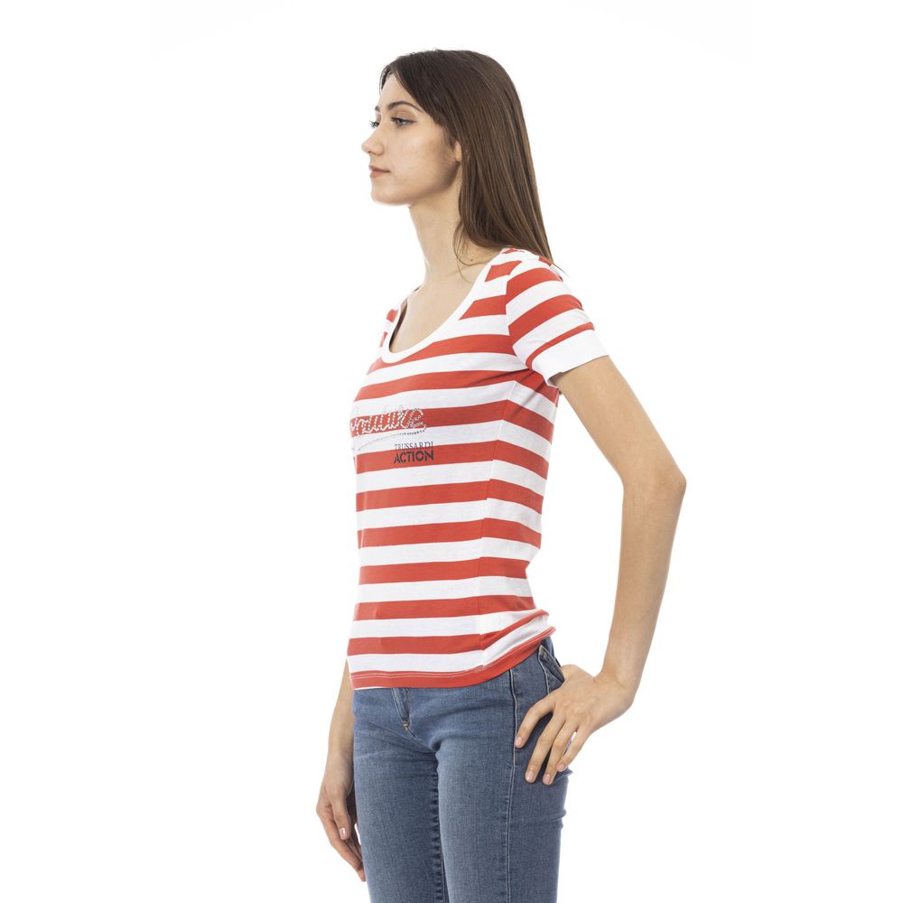 Trussardi Action Multicolor Cotton Women's T-Shirt