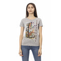 Trussardi Action Women's Grey Cotton T-Shirt