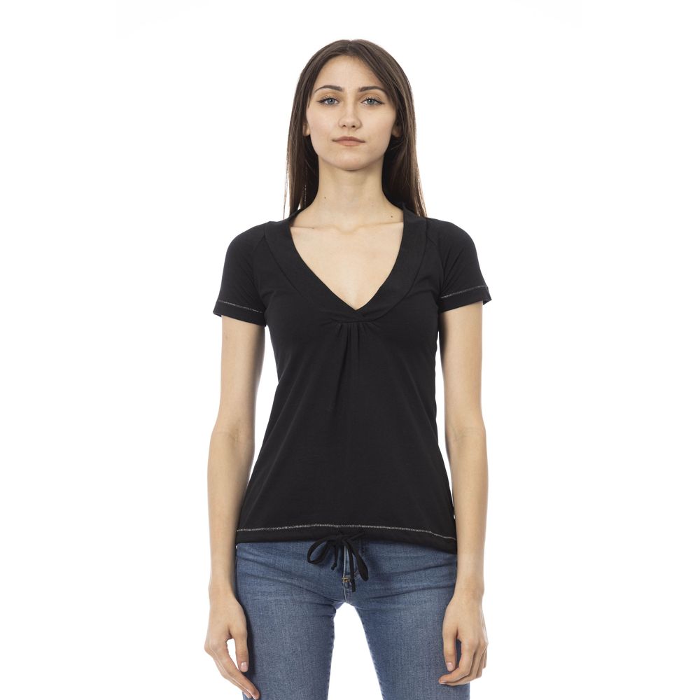 Trussardi Action Women's Black Cotton T-Shirt