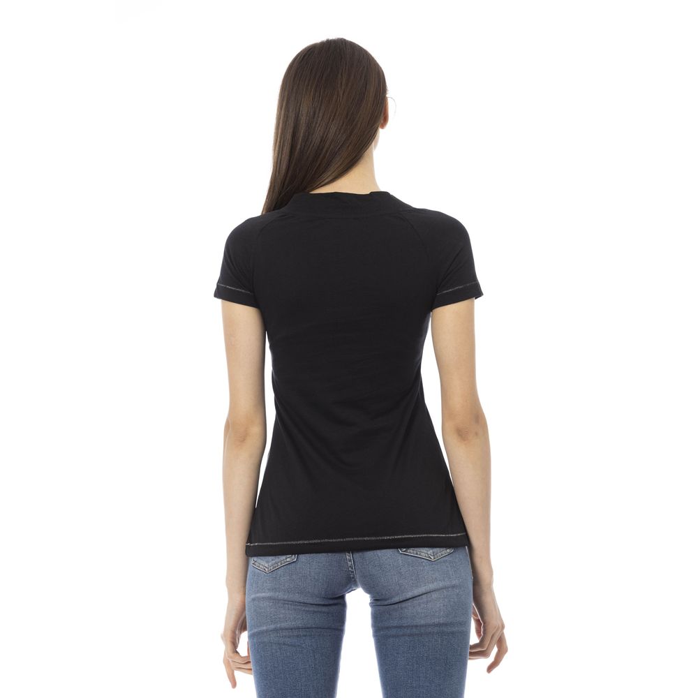 Trussardi Action Women's Black Cotton T-Shirt