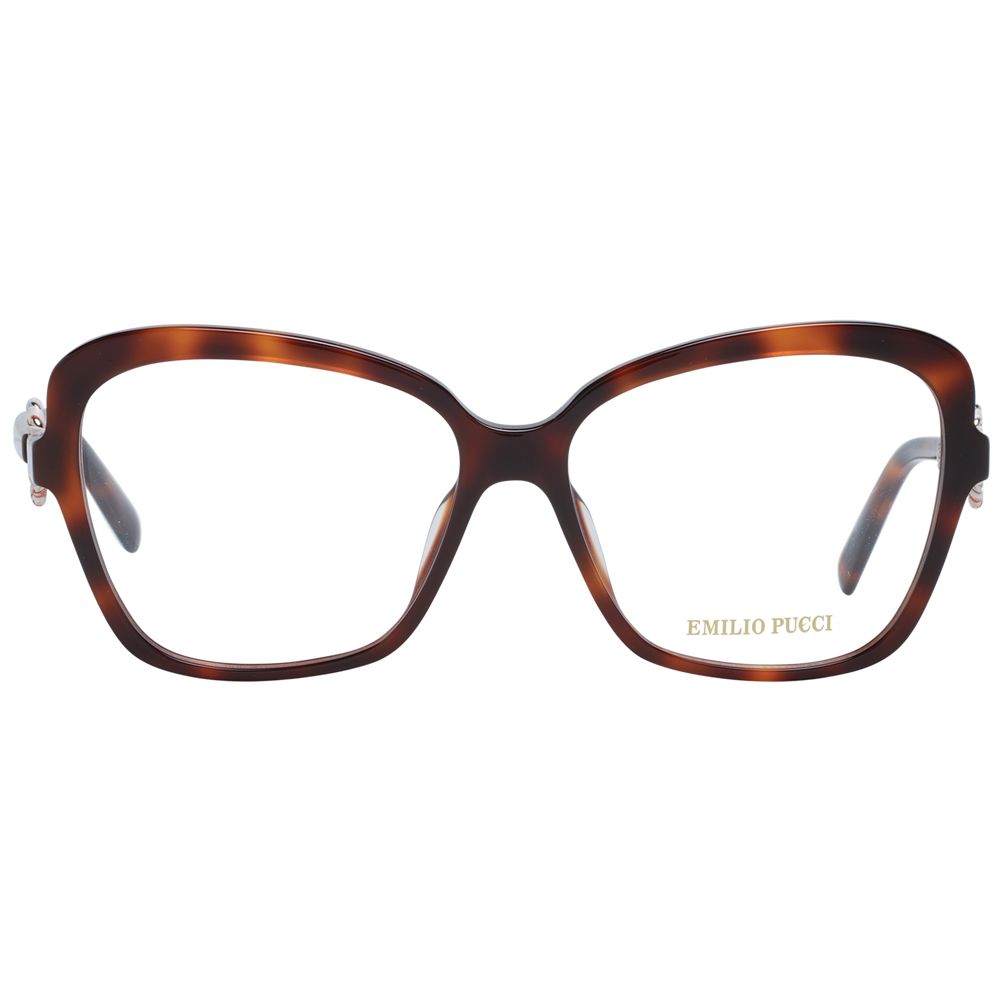 Emilio Pucci Braune Kunststoffbrille (Fassung)