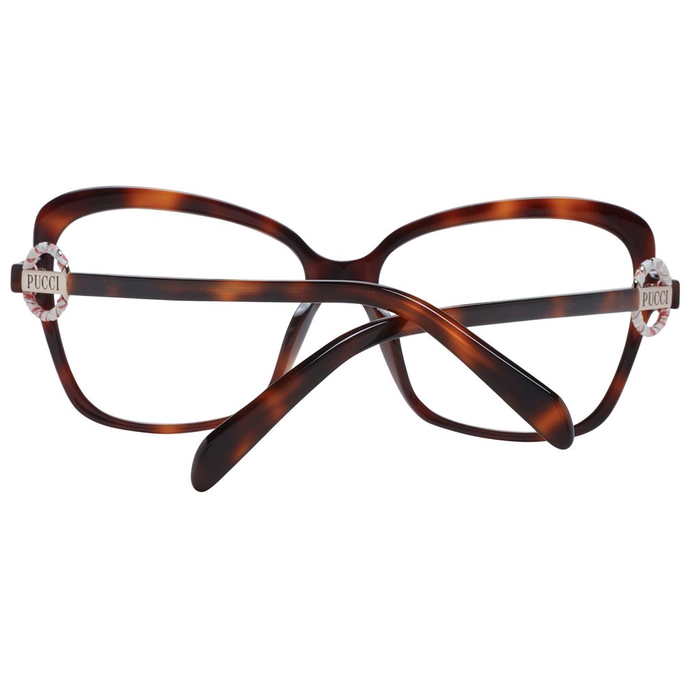 Emilio Pucci Braune Kunststoffbrille (Fassung)