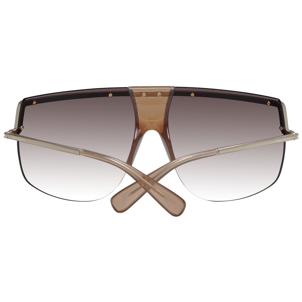 Max Mara Sonnenbrille aus Goldmetall