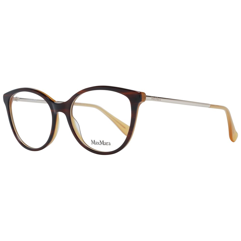 Max Mara Brown Metal and Plastic Eyeglasses (Frames)