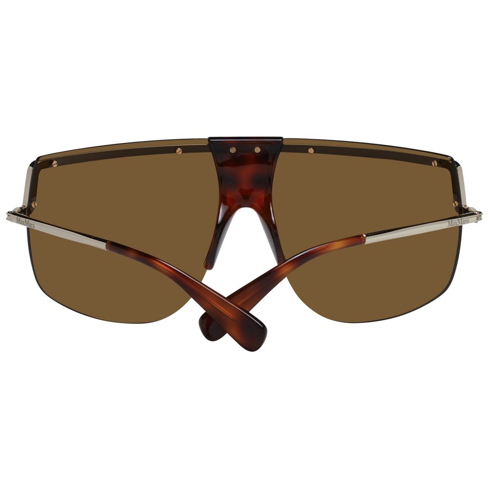 Max Mara Sonnenbrille aus Goldmetall