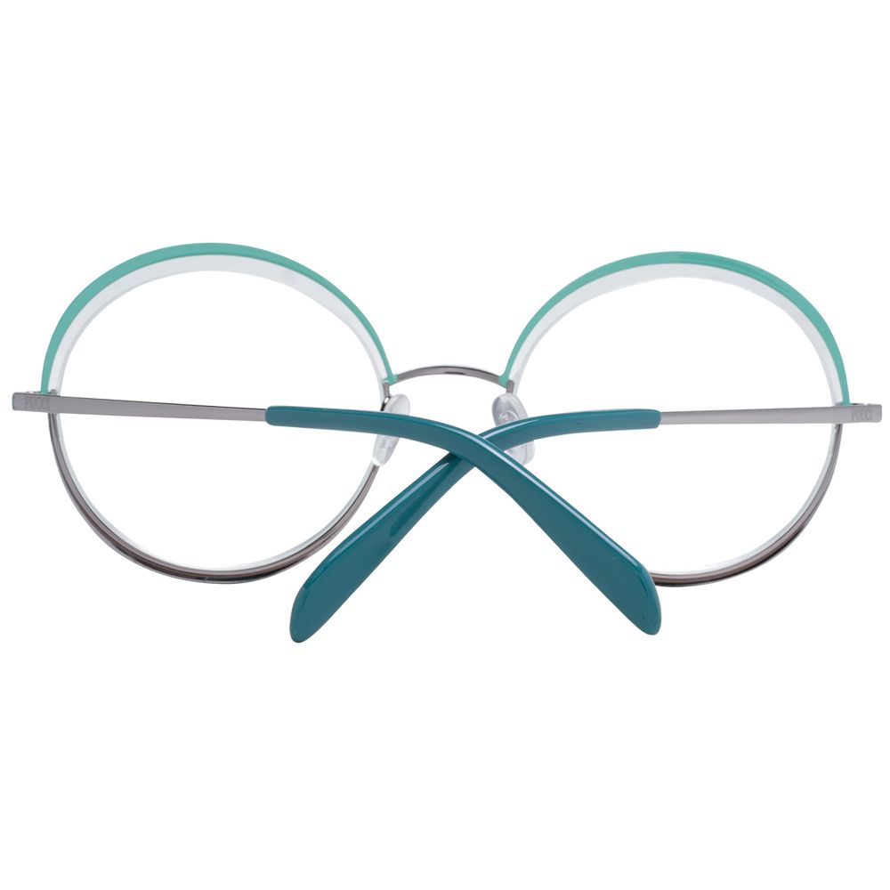 Emilio Pucci Grüne Metallbrille (Rahmen)