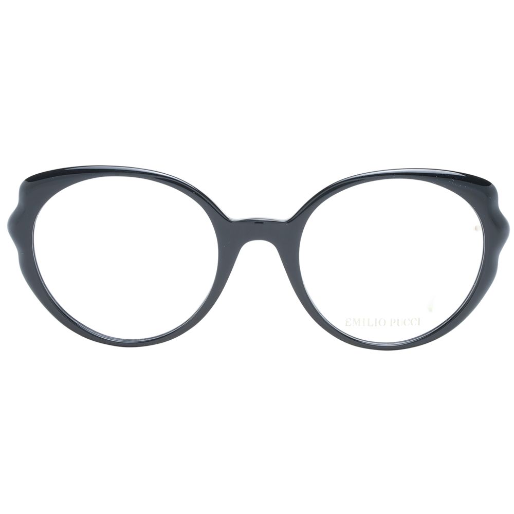 Emilio Pucci Schwarze Kunststoffbrille (Gestell)