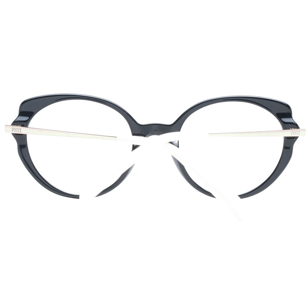 Emilio Pucci Schwarze Kunststoffbrille (Gestell)