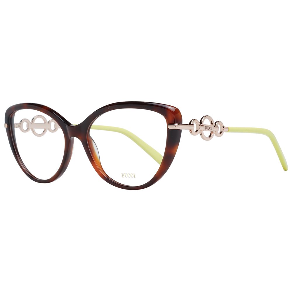 Emilio Pucci Braune Kunststoffbrille (Fassung)