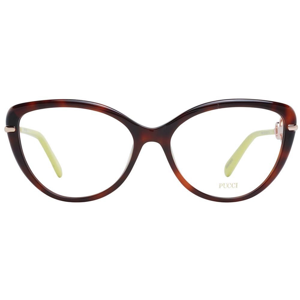 Emilio Pucci Braune Kunststoffbrille (Fassung)