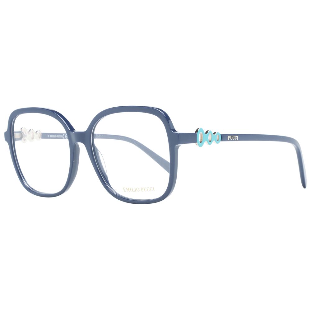 Emilio Pucci Blue Plastic Glasses (Frame)