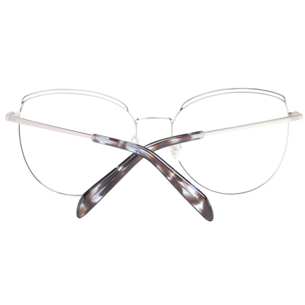 Emilio Pucci Blaue Metallbrille (Fassung)