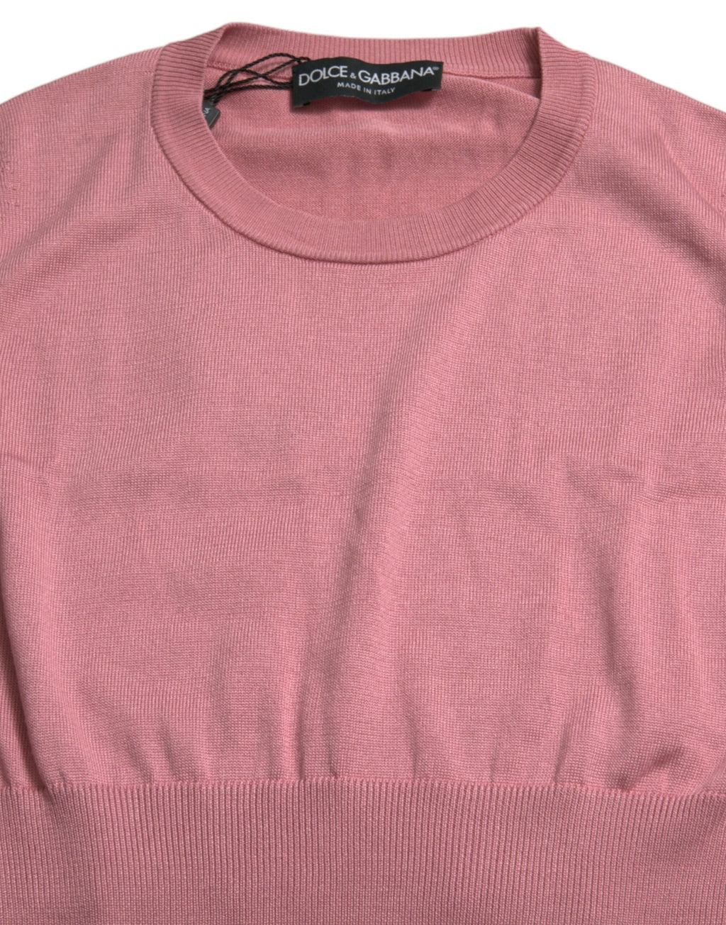 Dolce & Gabbana Pink Sleeveless Crewneck Tank Top