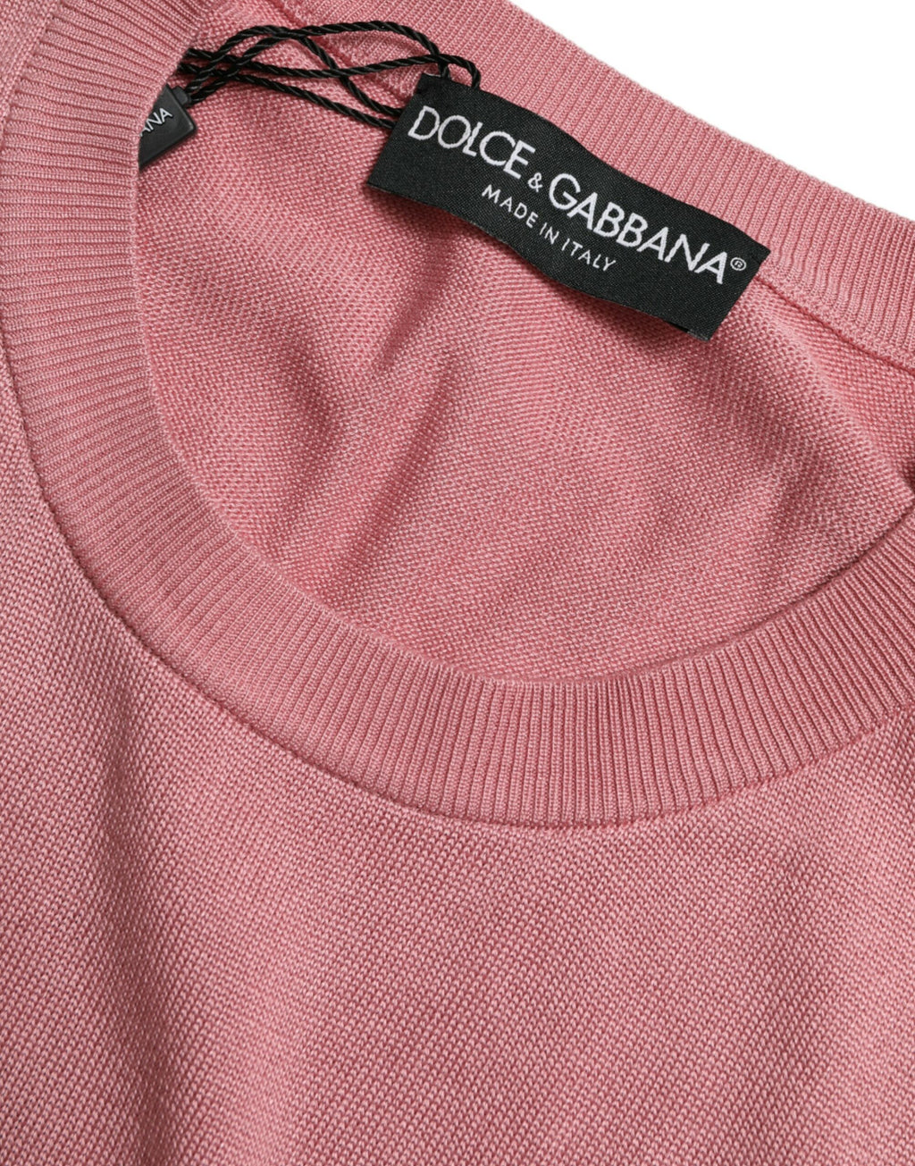 Dolce & Gabbana Pink Sleeveless Crewneck Tank Top