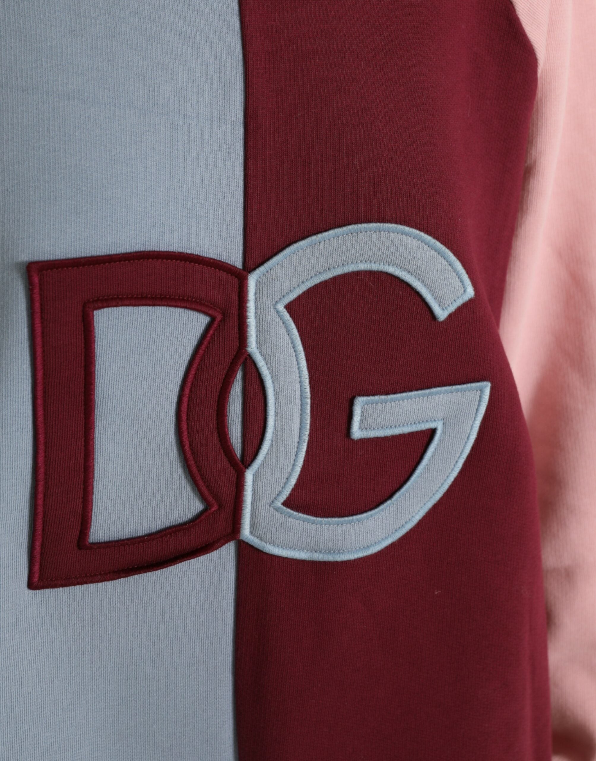 Dolce & Gabbana Multicolor Cotton Crew-Neck Pullover