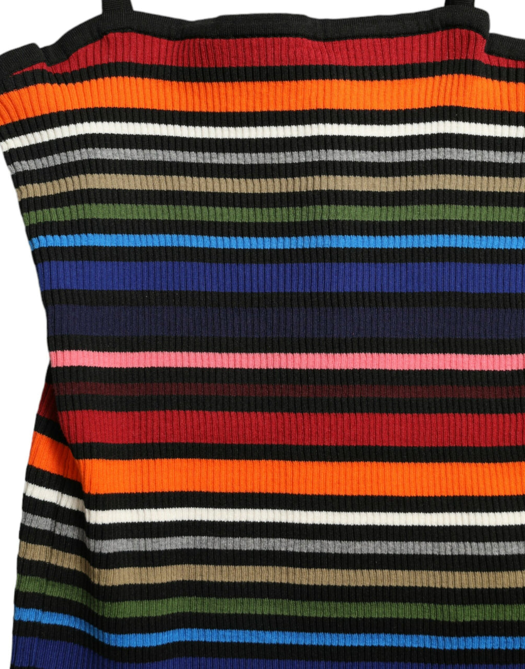 Dolce & Gabbana Multicolor Striped Spaghetti Strap Top