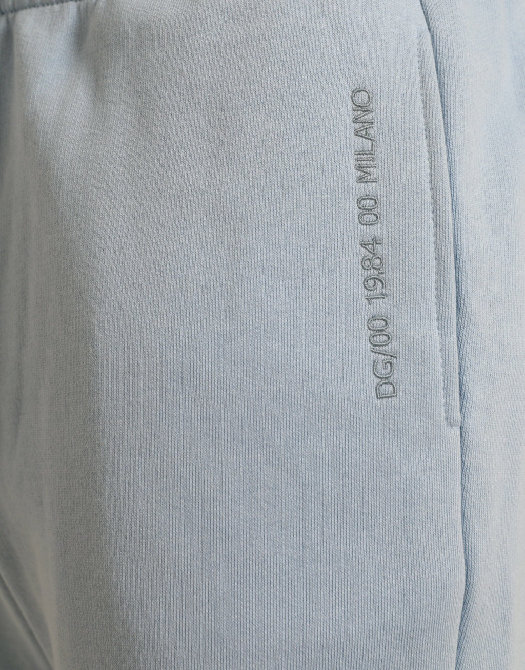 Dolce & Gabbana Light Blue Cotton Sweatpants Men's Jogger Pants