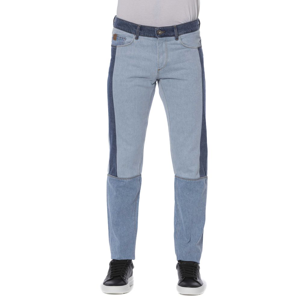 Trussardi Jeans Blue Cotton Men's Jeans