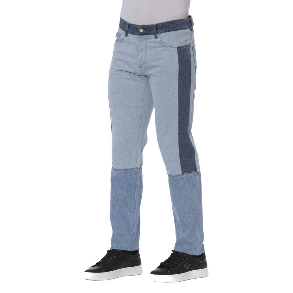 Trussardi Jeans Blue Cotton Men's Jeans