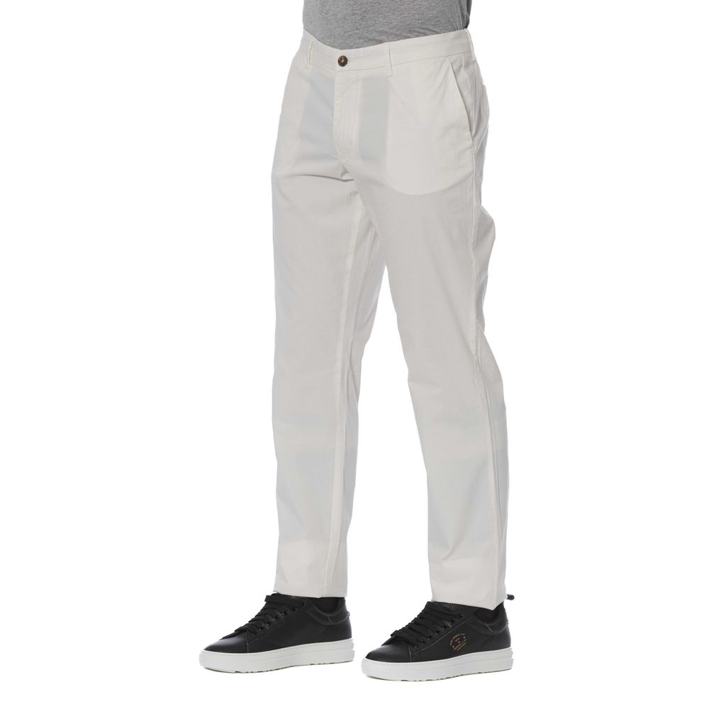 Trussardi Jeans Men's White Cotton Jeans