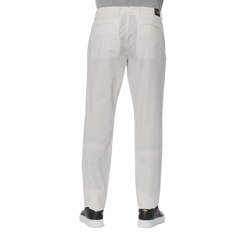 Trussardi Jeans Men's White Cotton Jeans