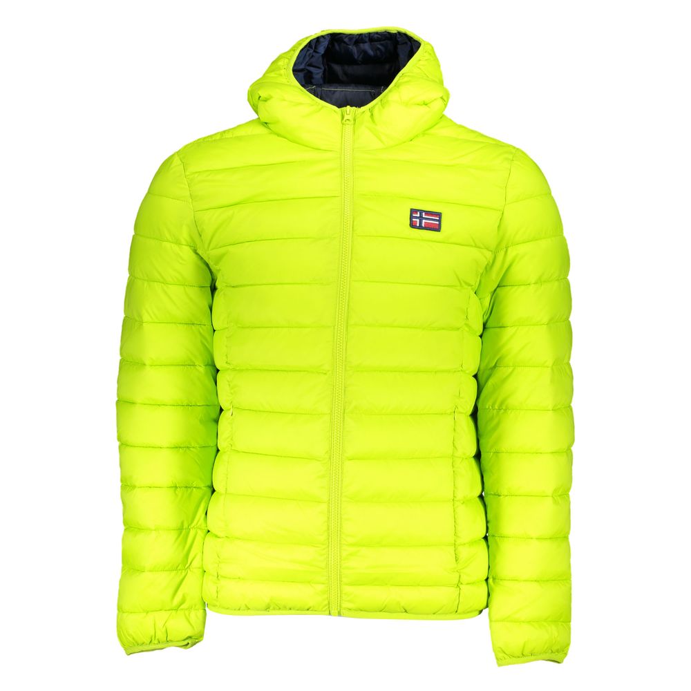 Norway 1963 Schlanke ärmellose grüne Jacke mit Stickerei