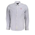 La Martina Men's Elegant Long-Sleeved Striped Shirt