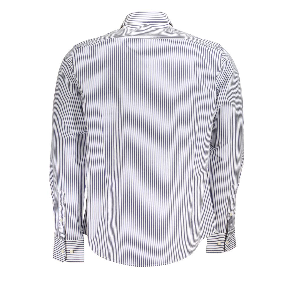 La Martina Men's Elegant Long-Sleeved Striped Shirt