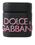 Dolce & Gabbana Black and Pink Silicone Embossed Logo Airpods Case