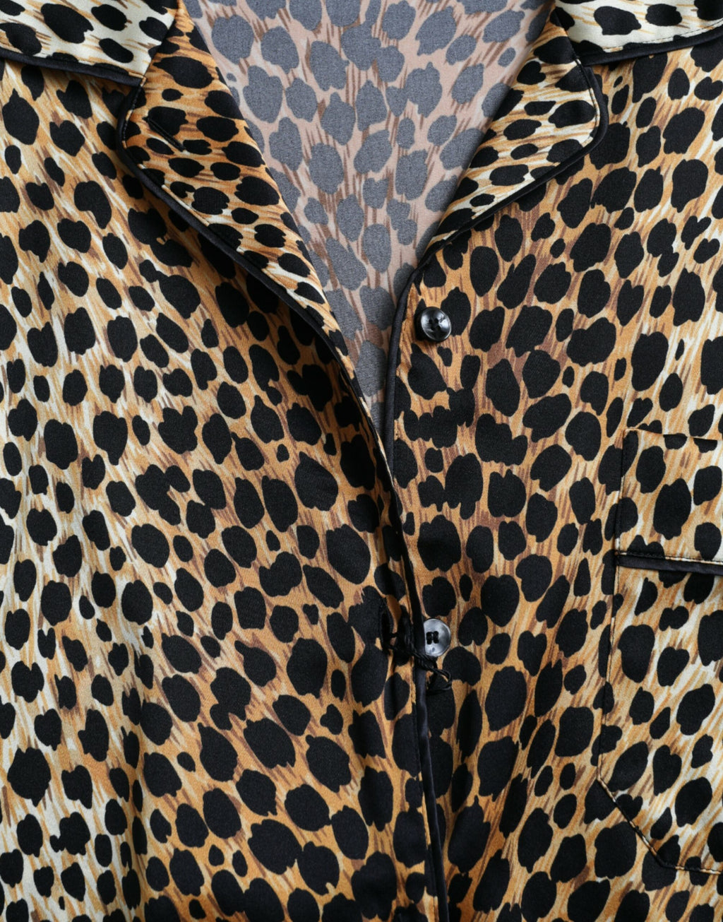 Dolce & Gabbana Brown Leopard Print Long Sleeve Blouse