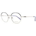 Emilio Pucci Elegante schwarze Metallbrille (Fassung)