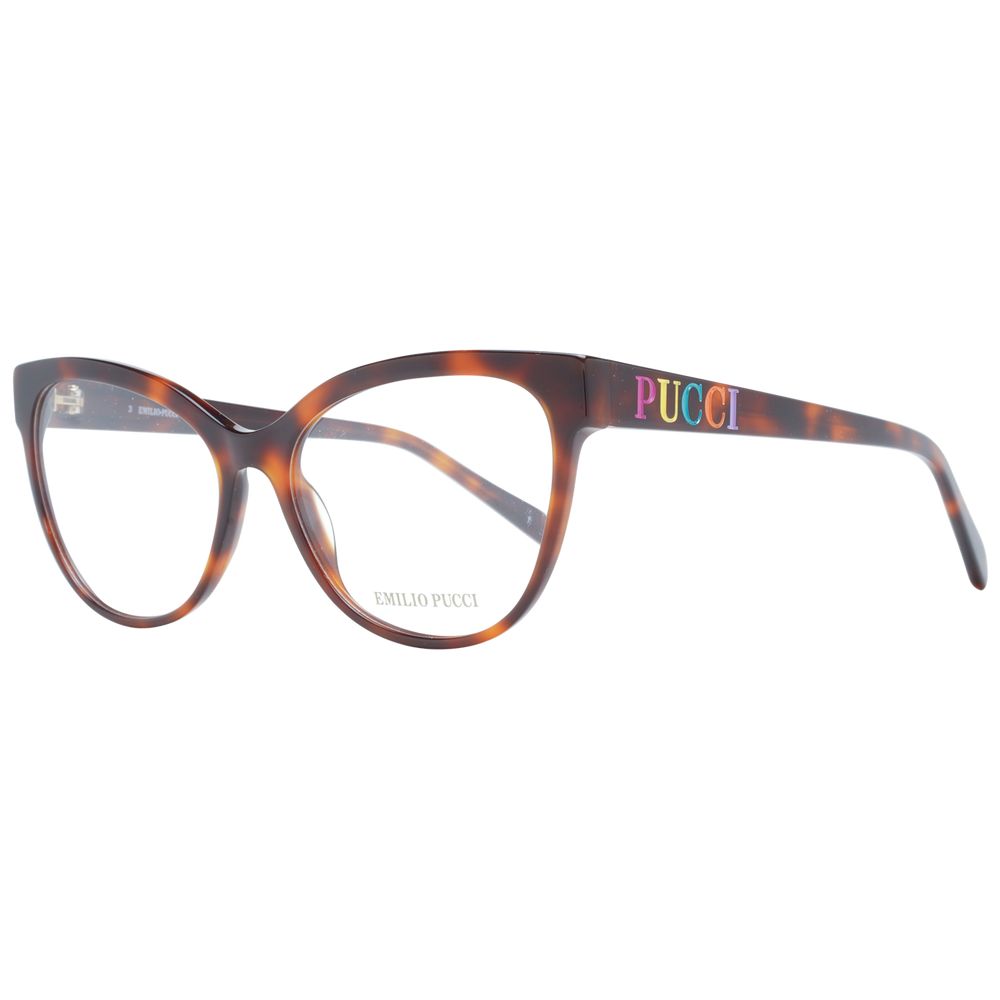 Emilio Pucci Brown Plastic Glasses (Frame)