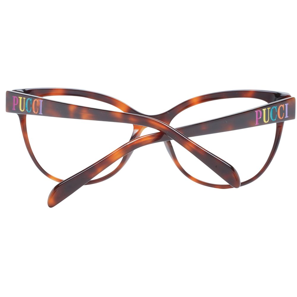 Emilio Pucci Brown Plastic Glasses (Frame)