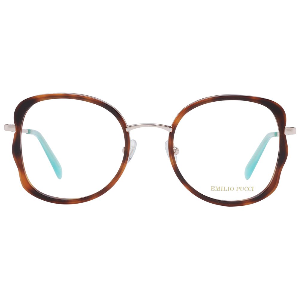 Emilio Pucci Braune Brille aus Metall & Kunststoff (Gestell)