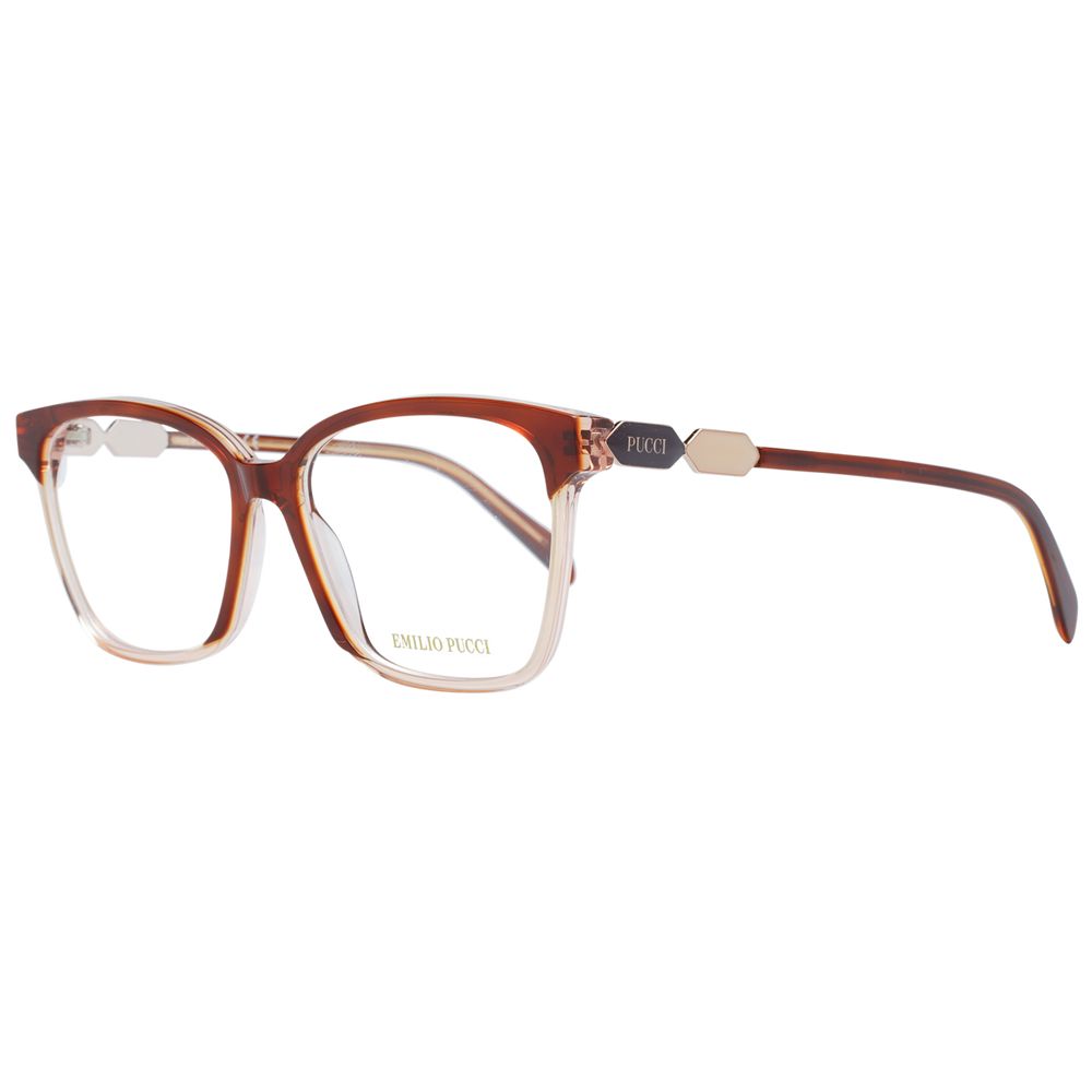 Emilio Pucci Braune Kunststoffbrille (Fassung)