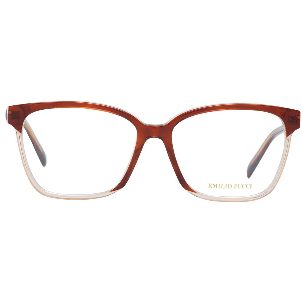 Emilio Pucci Braune Kunststoffbrille (Fassung)