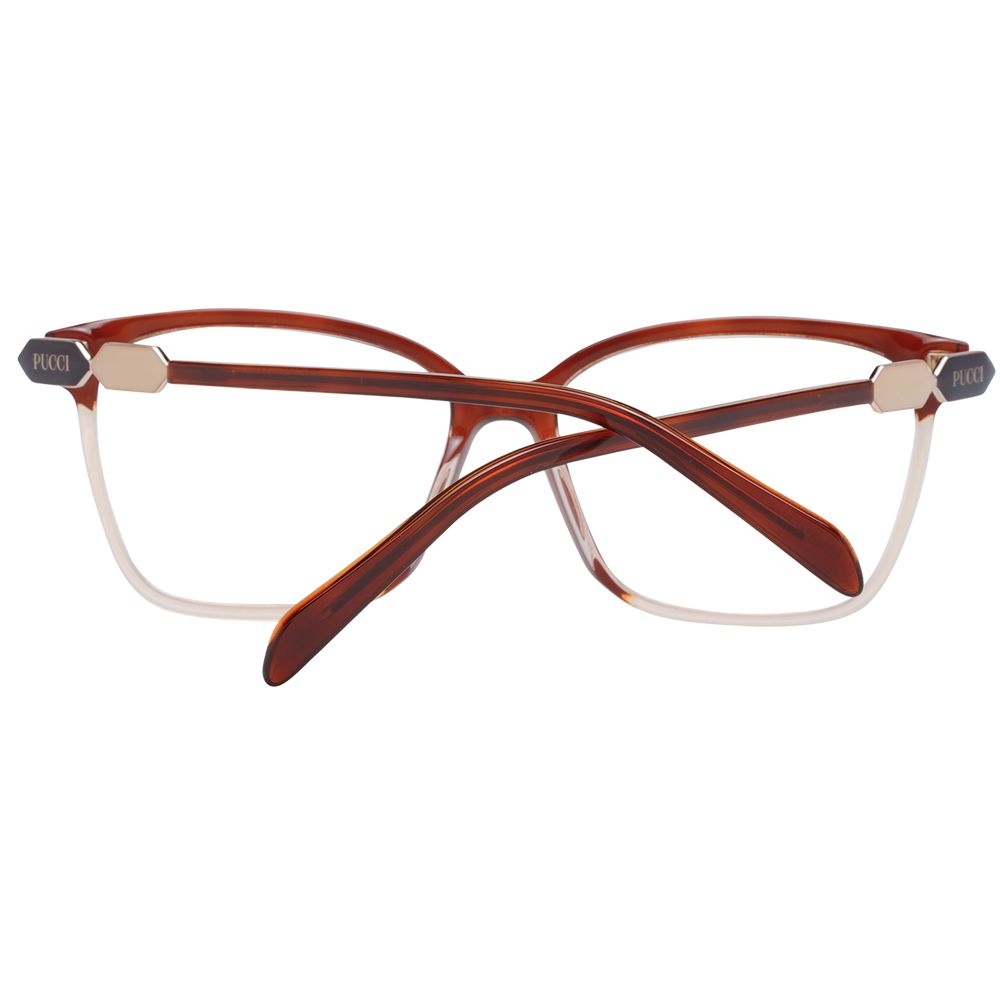 Emilio Pucci Braune Kunststoffbrille (Fassung)