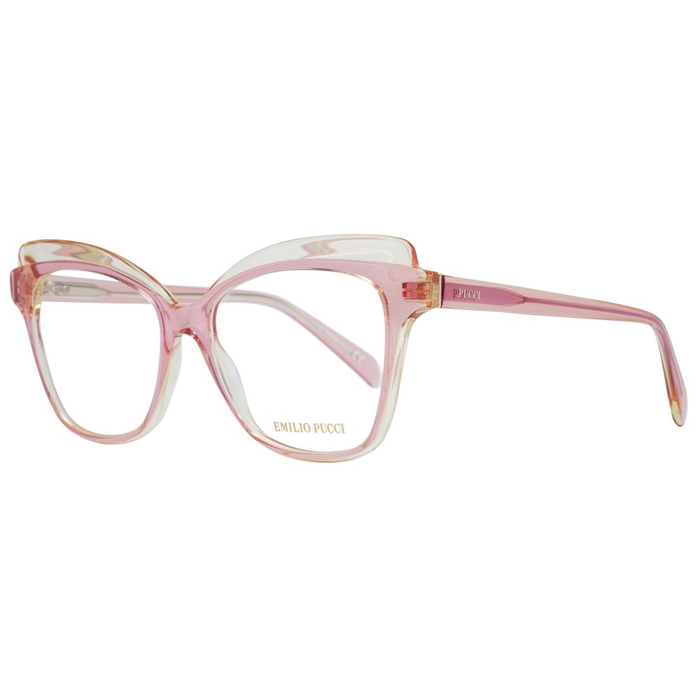 Emilio Pucci Pink Plastic Glasses Frame