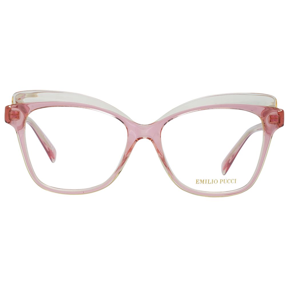Emilio Pucci Pink Plastic Glasses Frame