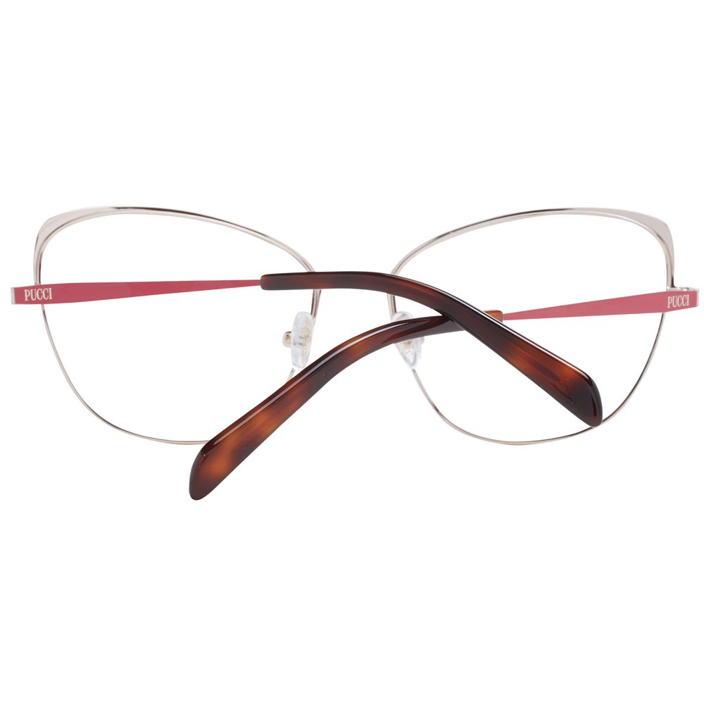 Emilio Pucci Red Metal Glasses (Frame)