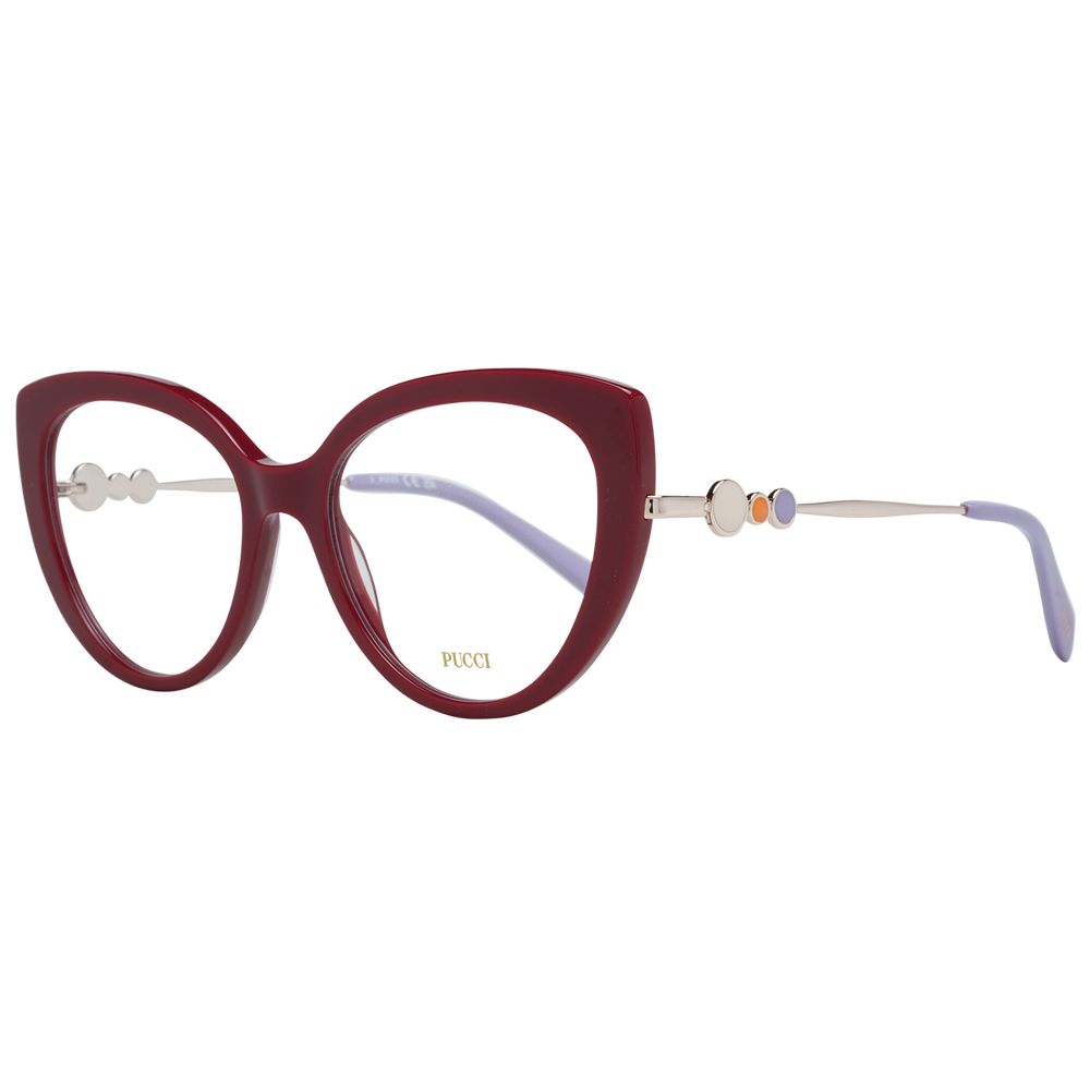 Emilio Pucci Red Plastic Glasses (Frame)