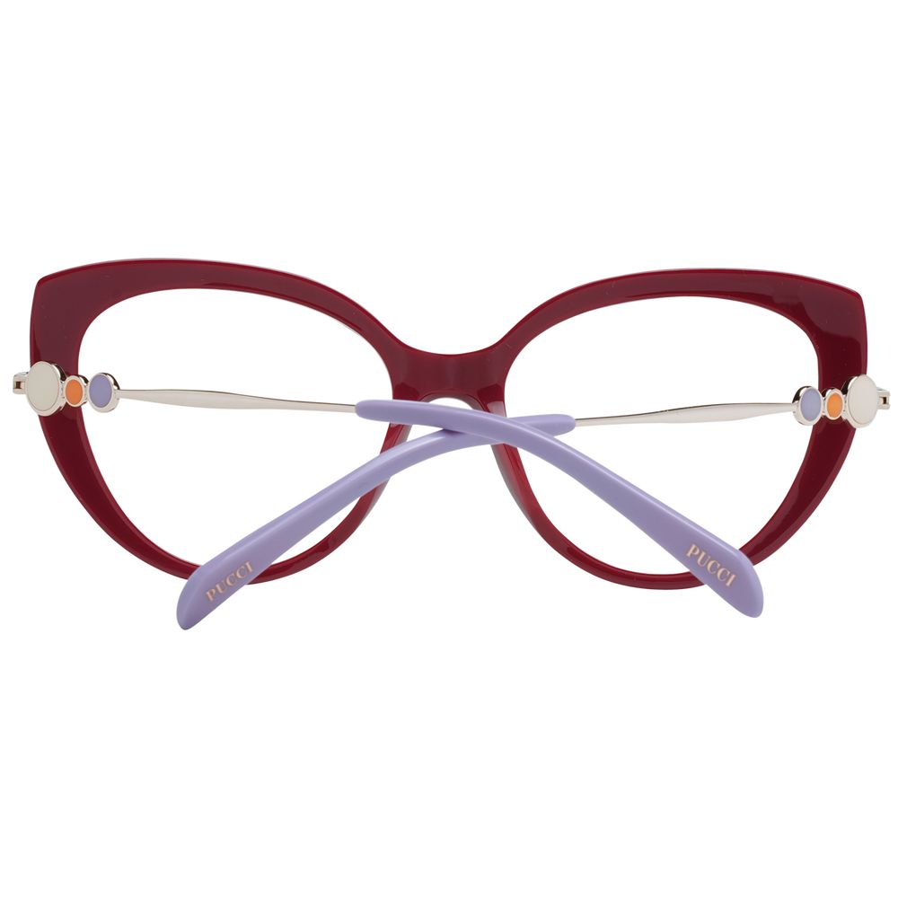 Emilio Pucci Red Plastic Glasses (Frame)