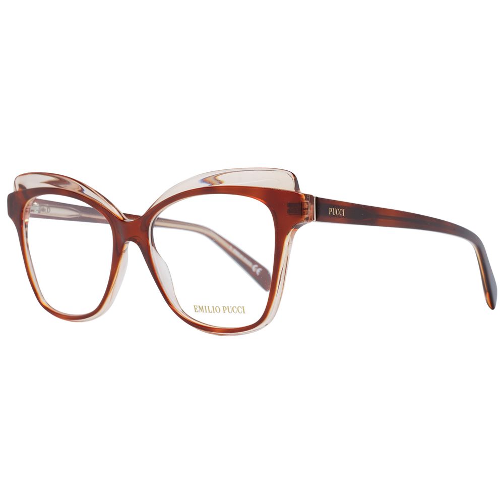 Emilio Pucci Brown Plastic Glasses (Frame)