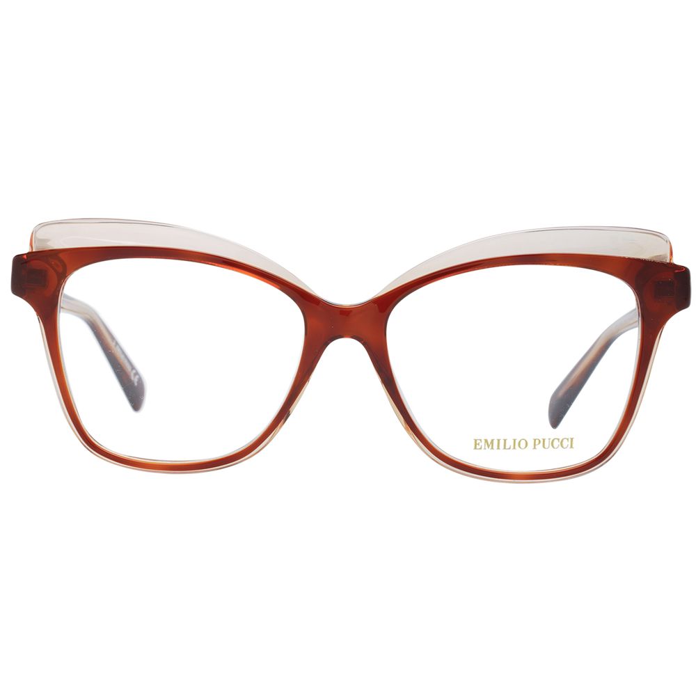Emilio Pucci Brown Plastic Glasses (Frame)